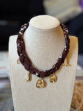Dark Brown Cowgirl Necklace
