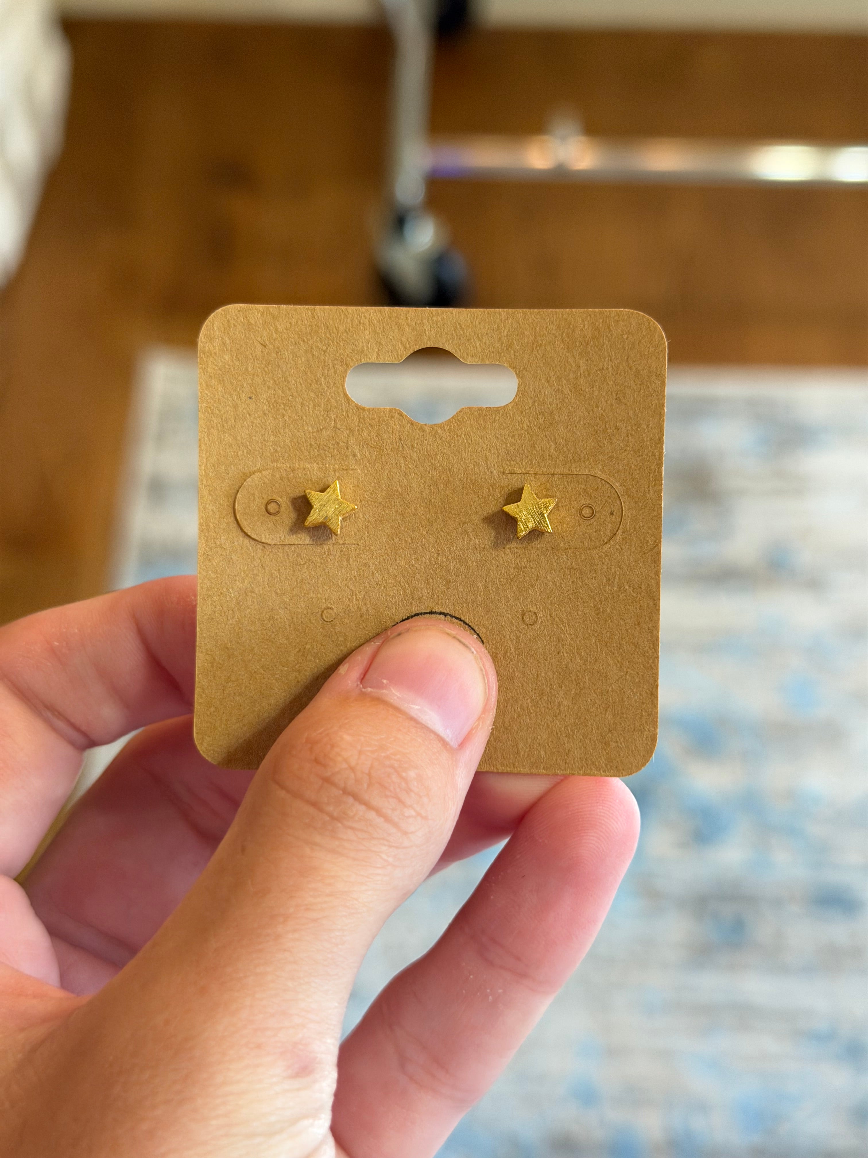 Small Star Stud Earrings
