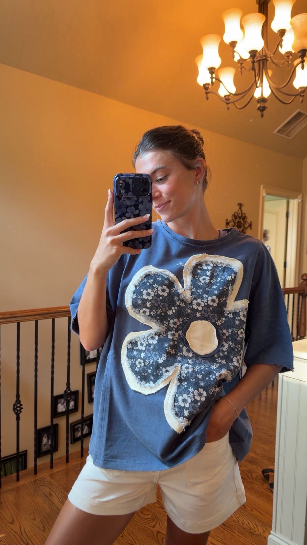 Floral Patch Top