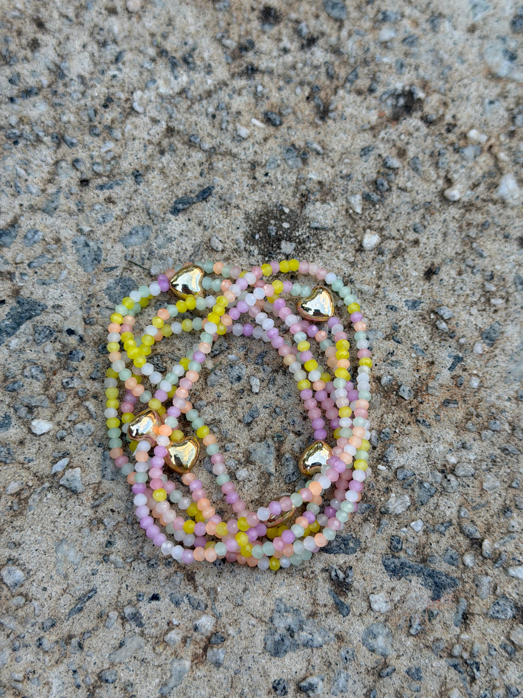 Colorful Glass Beaded Bracelet