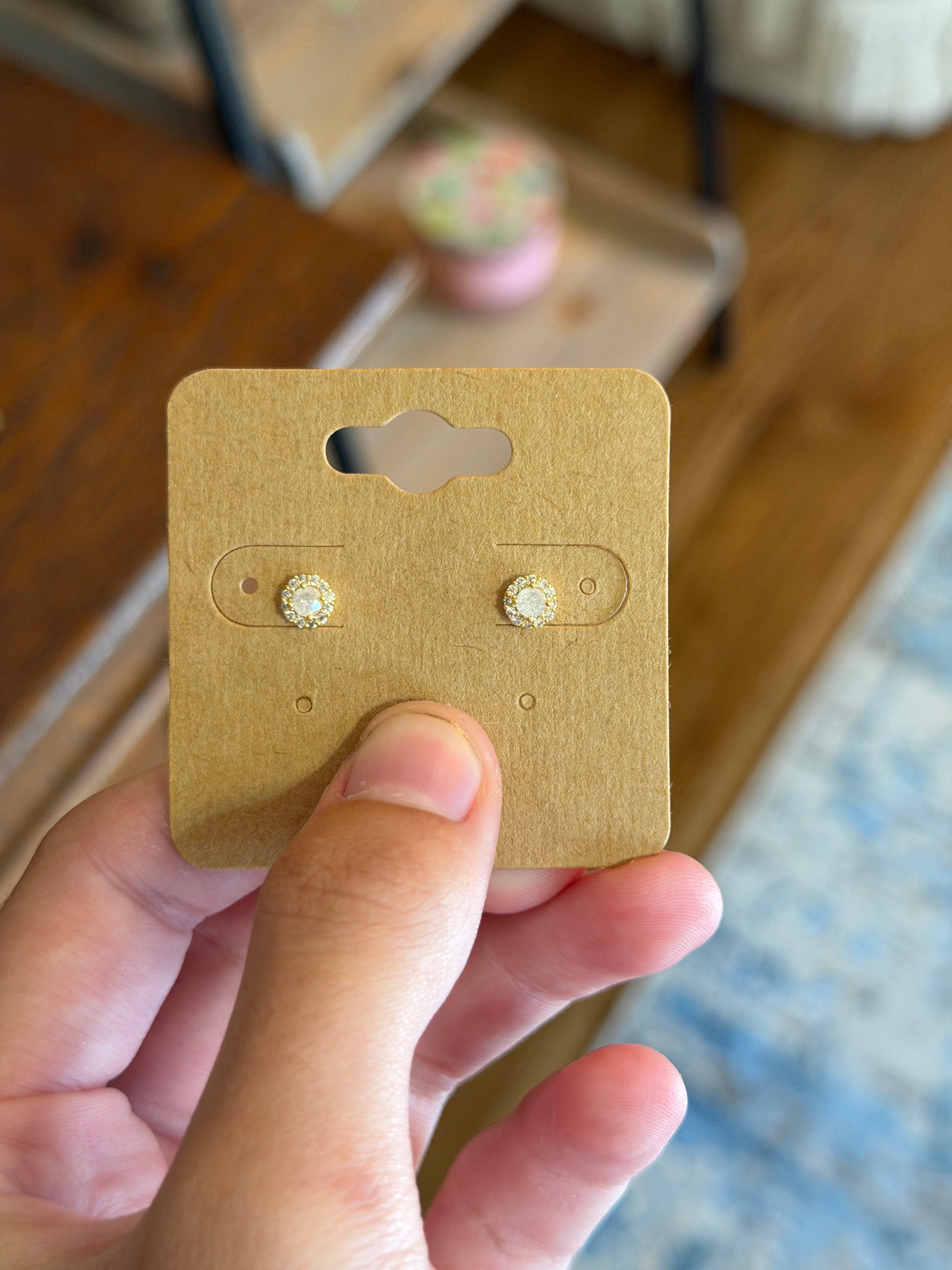 Diamond Stud Earrings