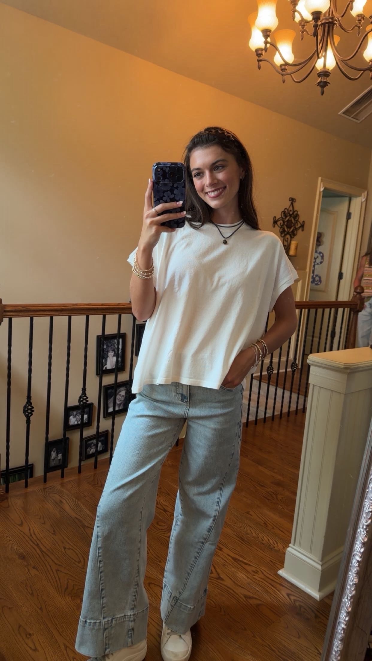 Light Wash Flare Denim
