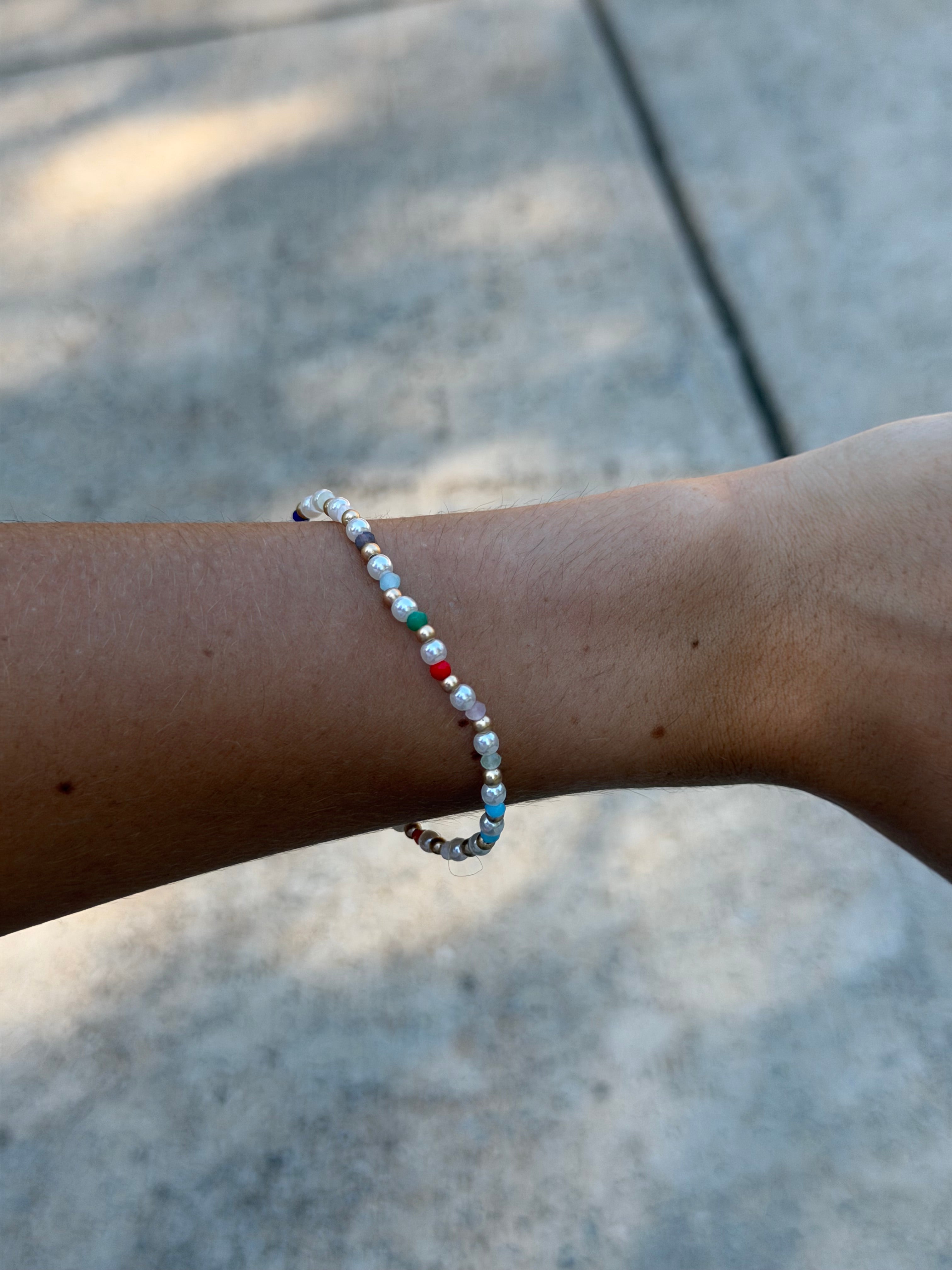 Color Beaded Bracelet