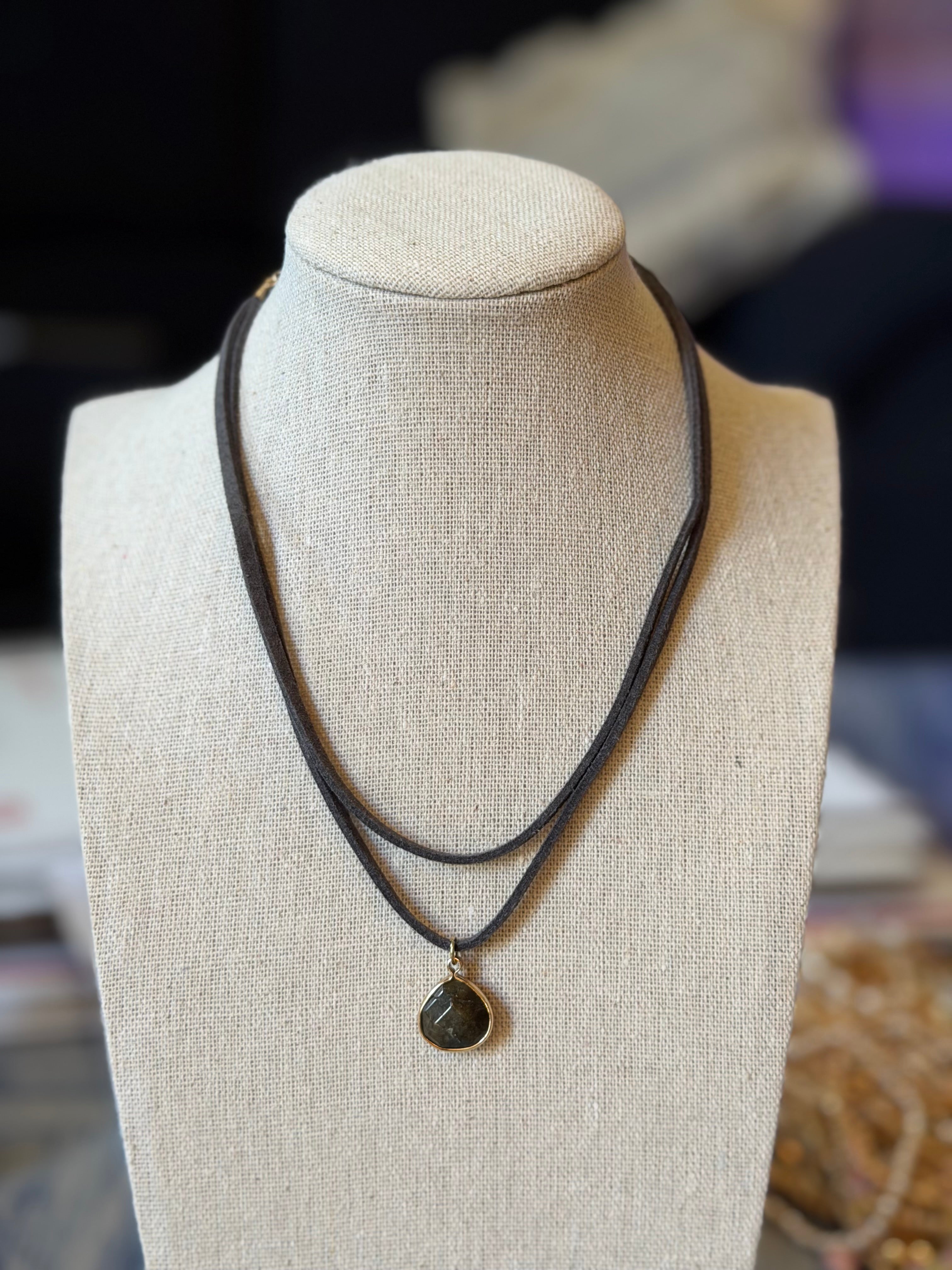 Dark Wrap Necklace