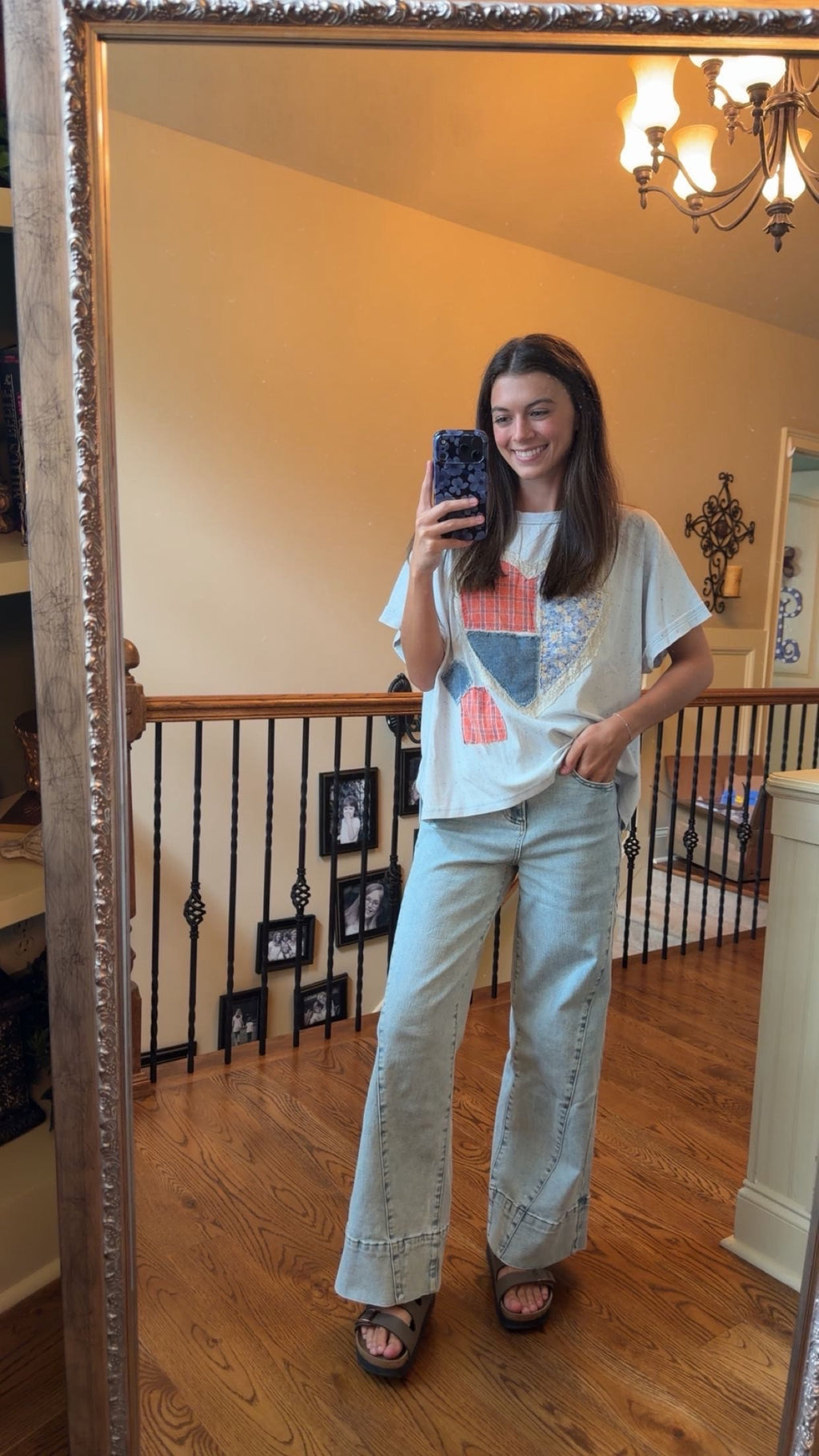 Light Wash Flare Denim