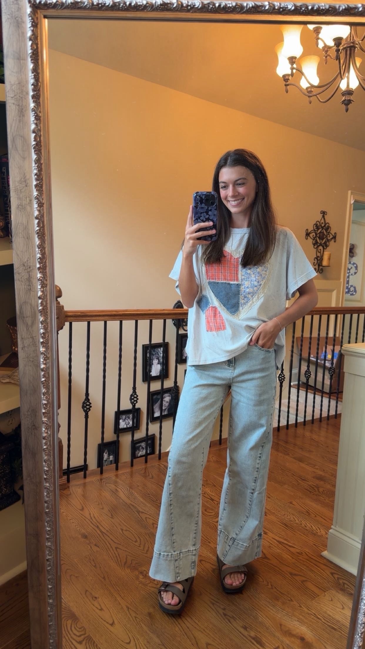 Light Wash Flare Denim