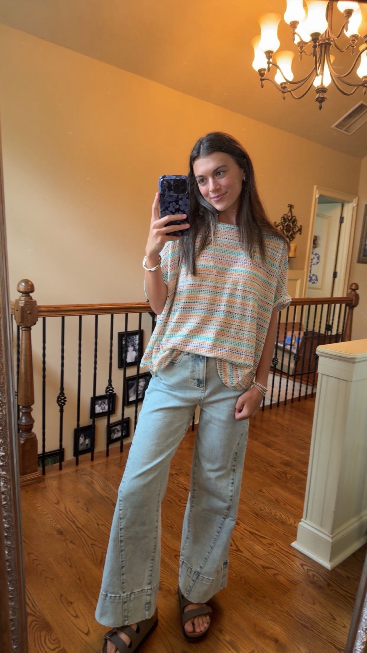 Light Wash Flare Denim
