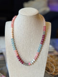 Cotton Candy Beaded Necklace