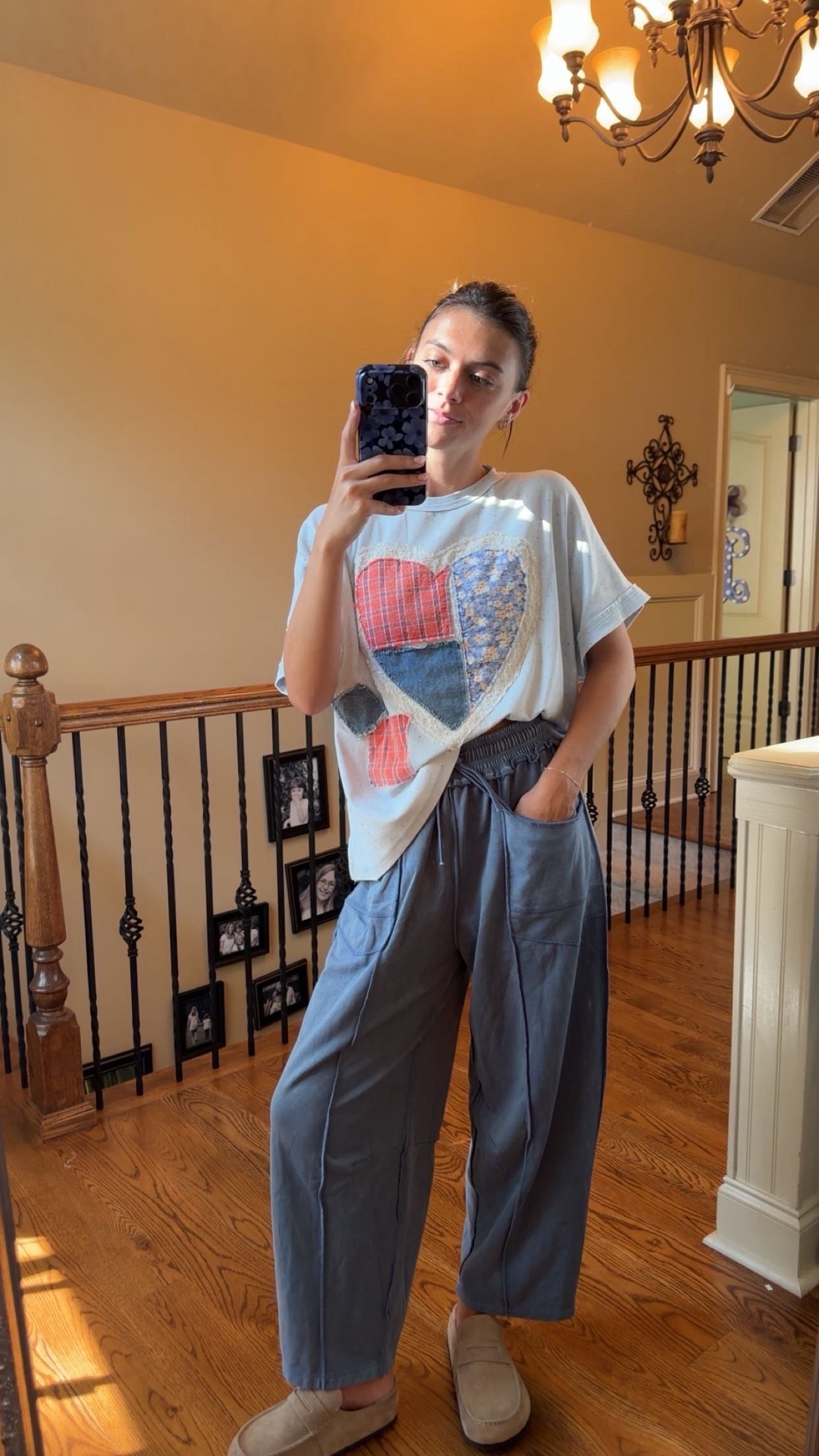 Mineral Wash Barrel Fit Pants