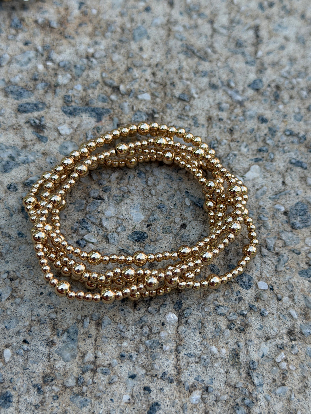 Gold Beaded Bracelet