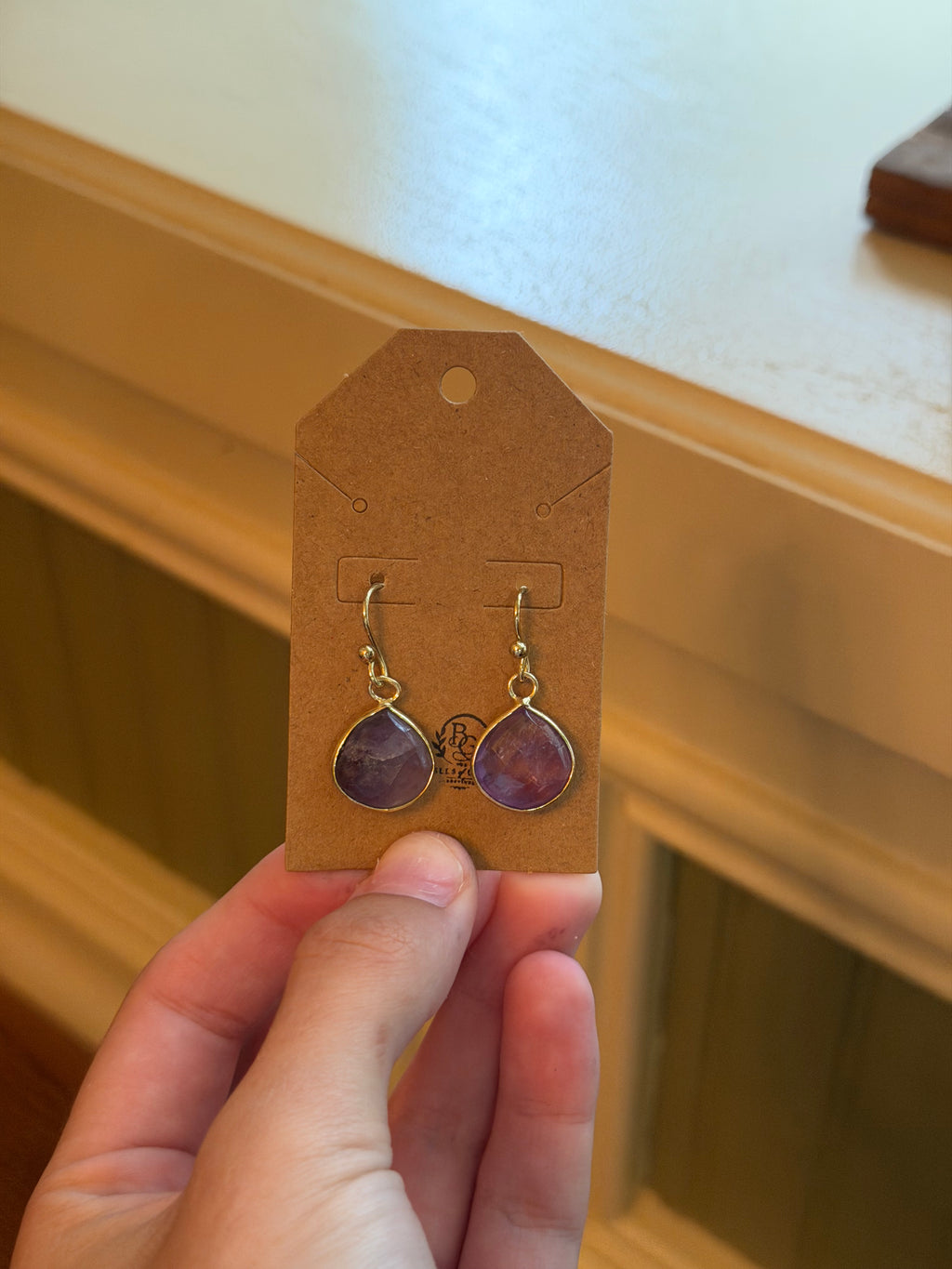 Dangle Stone Earrings