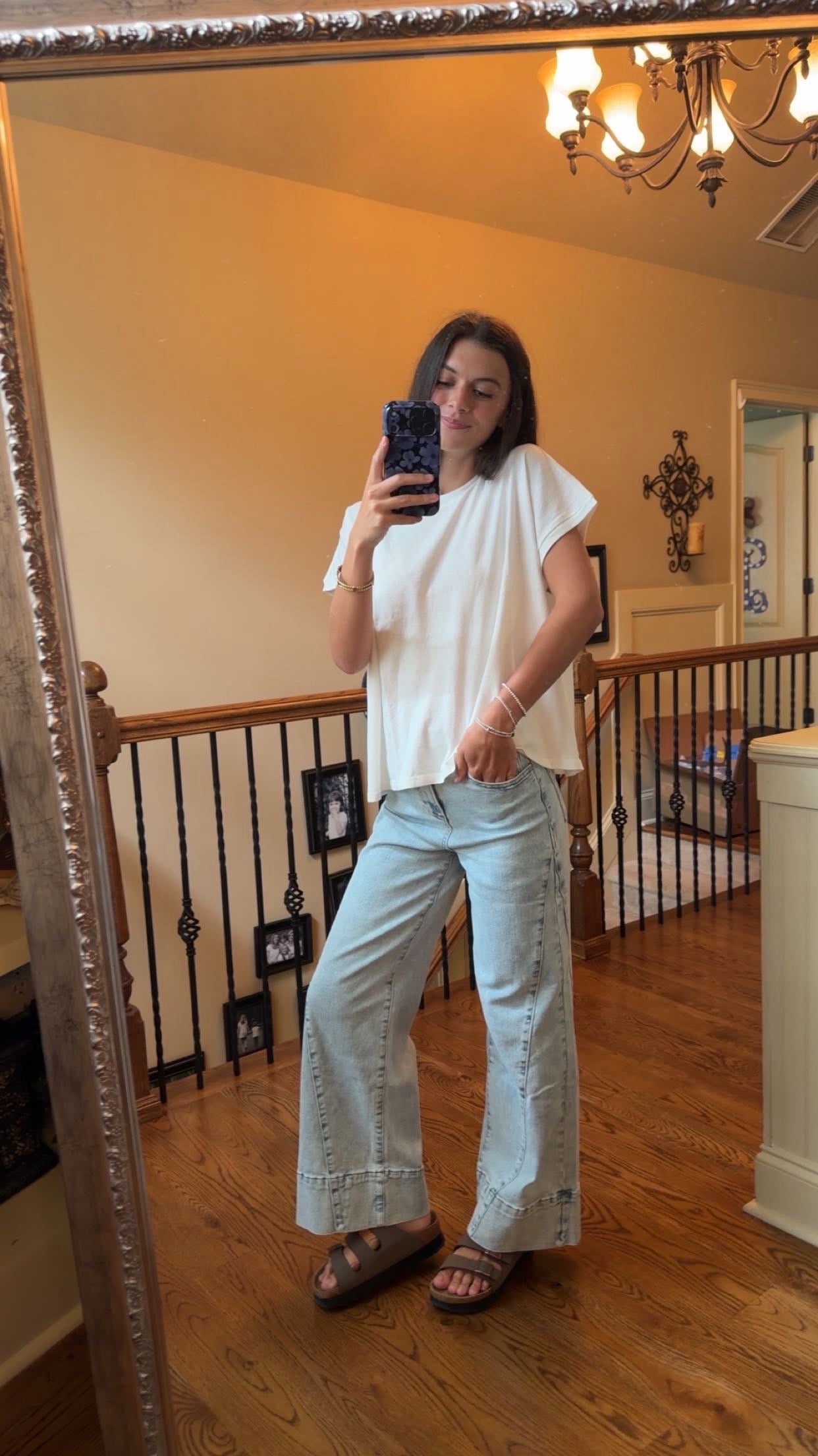 Light Wash Flare Denim