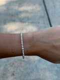 Silver Beaded Bracelet
