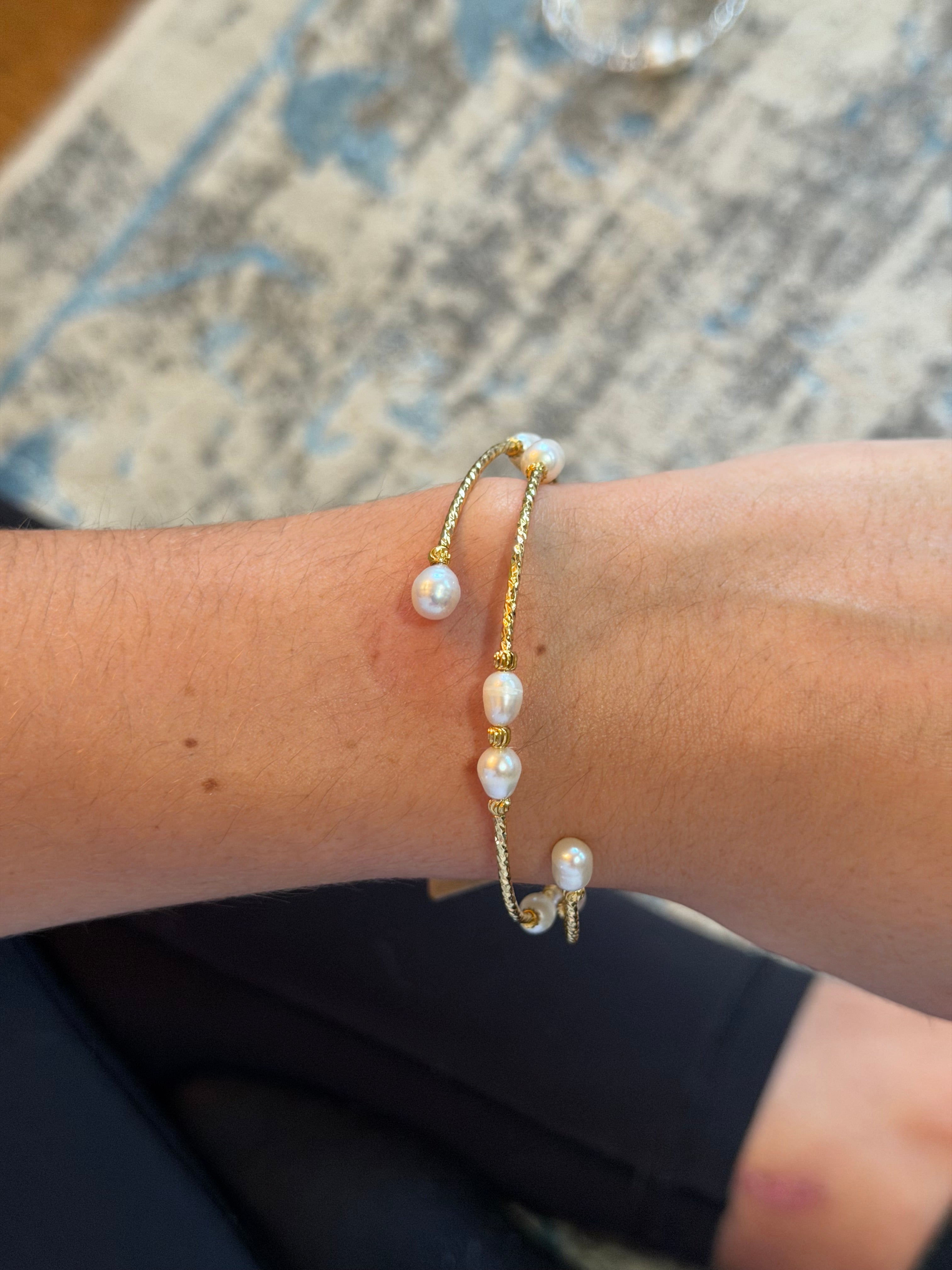 Pearl Wrap Bangle