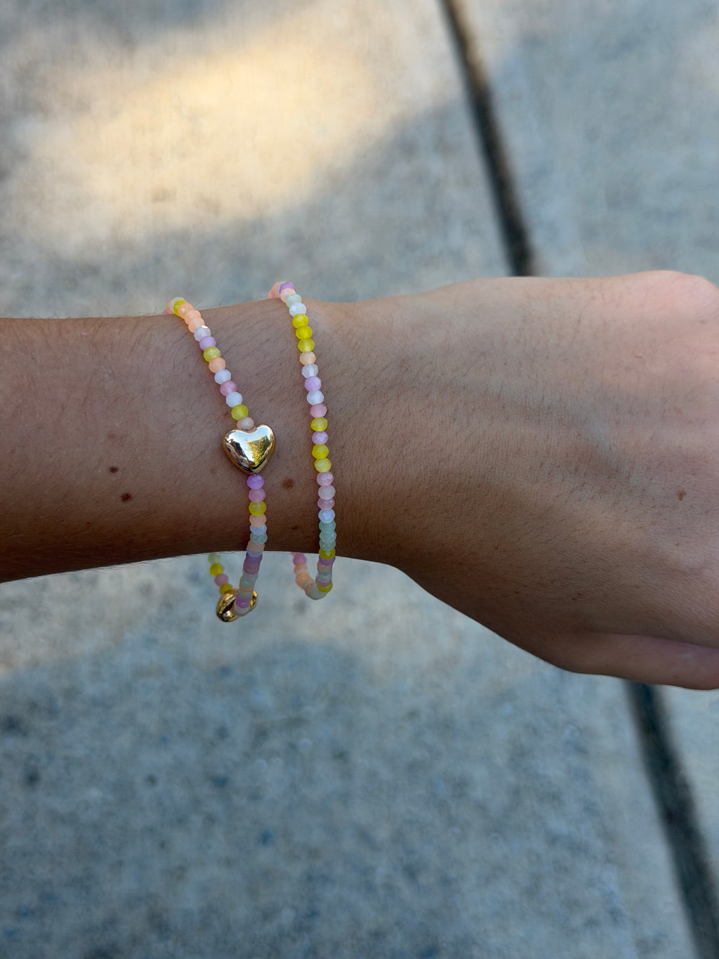 Colorful Glass Beaded Bracelet