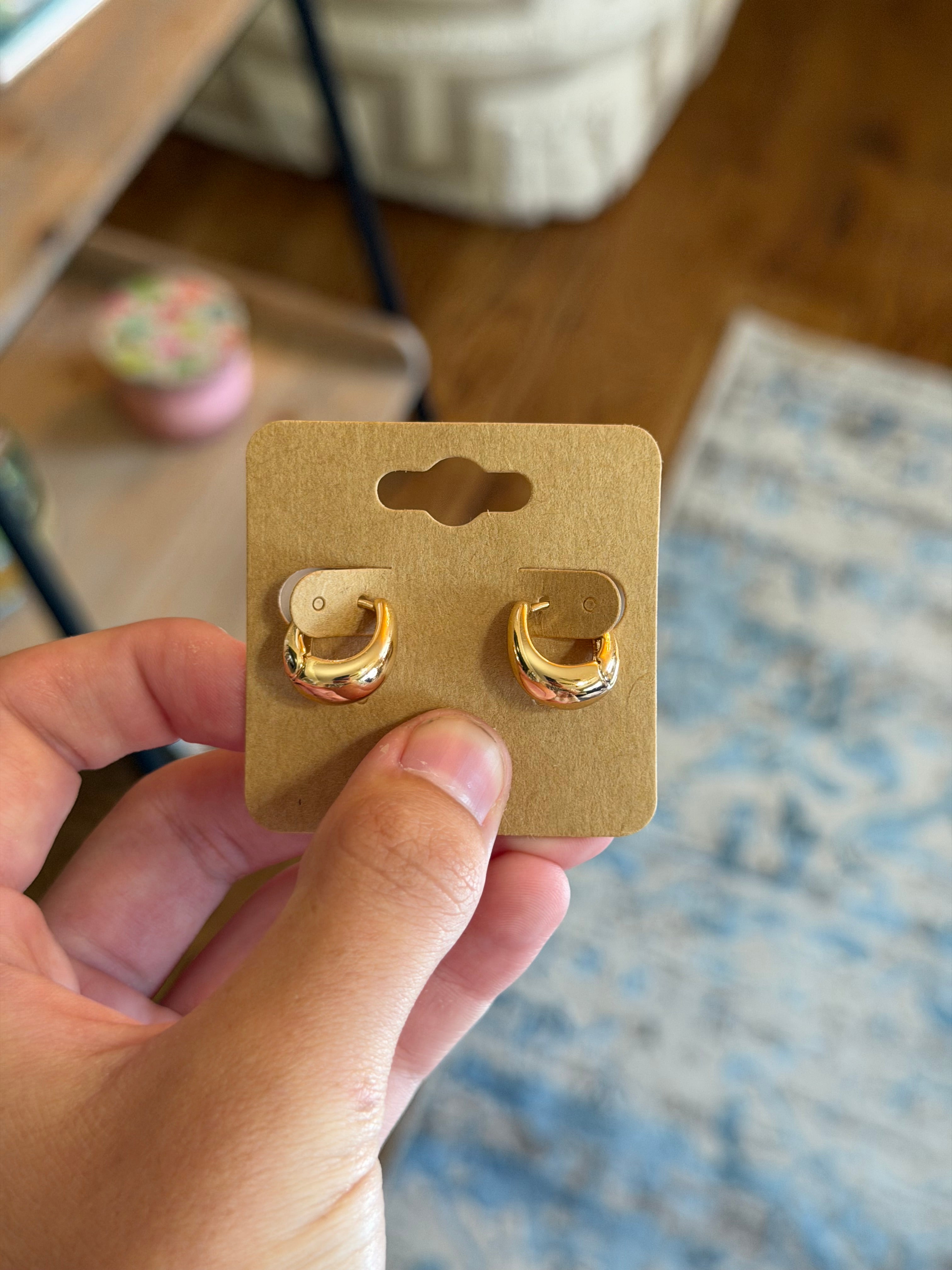 Chunky Gold Hoop