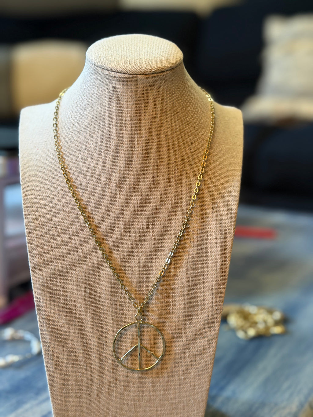 Peace Sign Necklace
