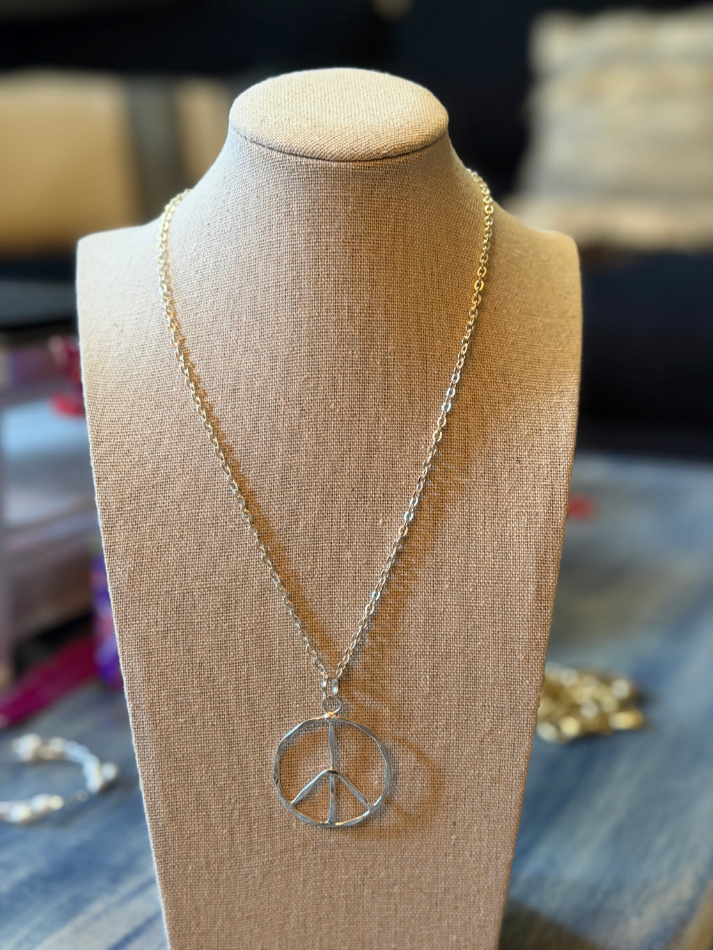 Peace Sign Necklace