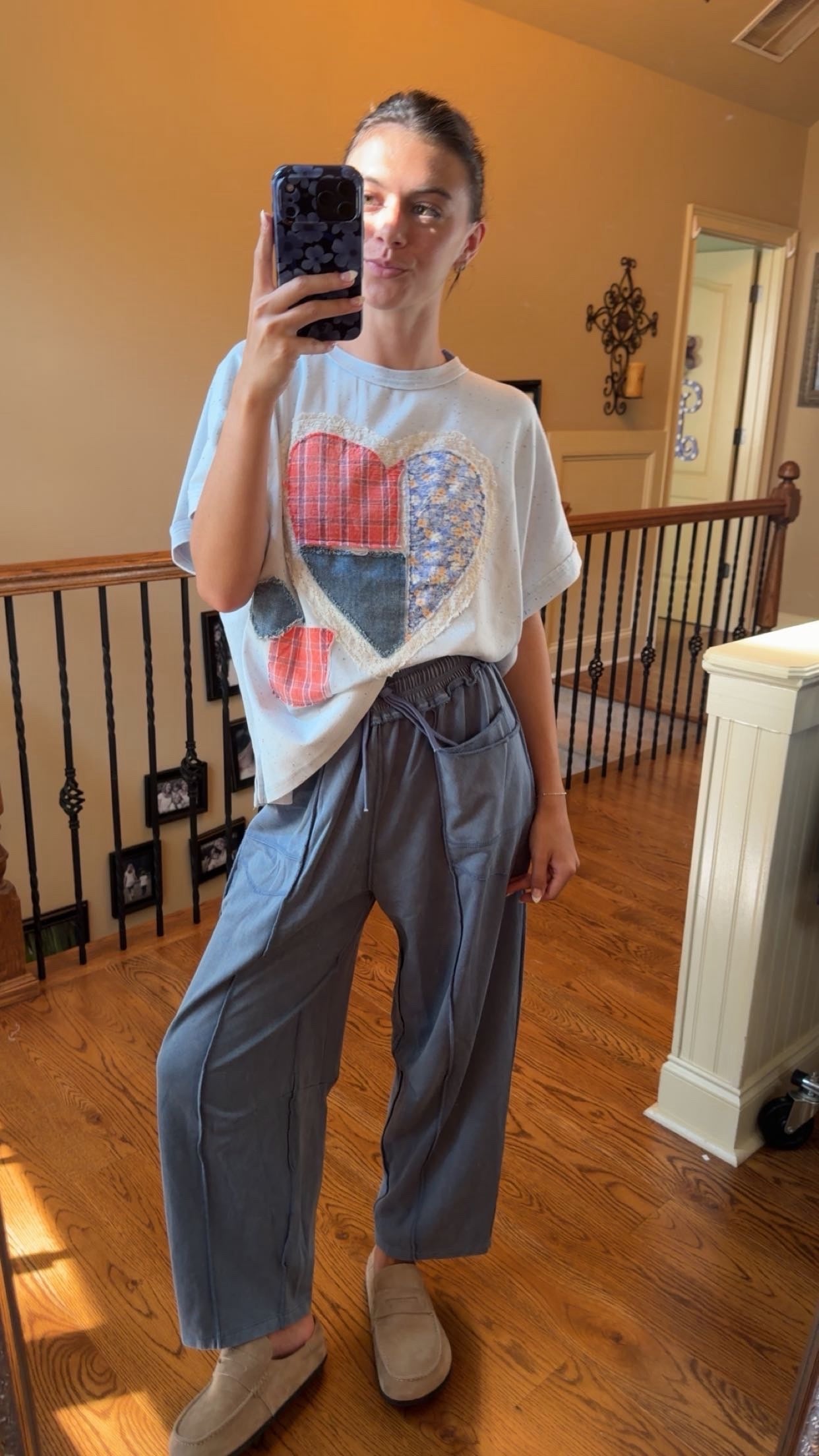 Mineral Wash Barrel Fit Pants