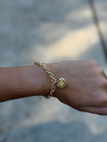 Gold Chain with Heart Pendant
