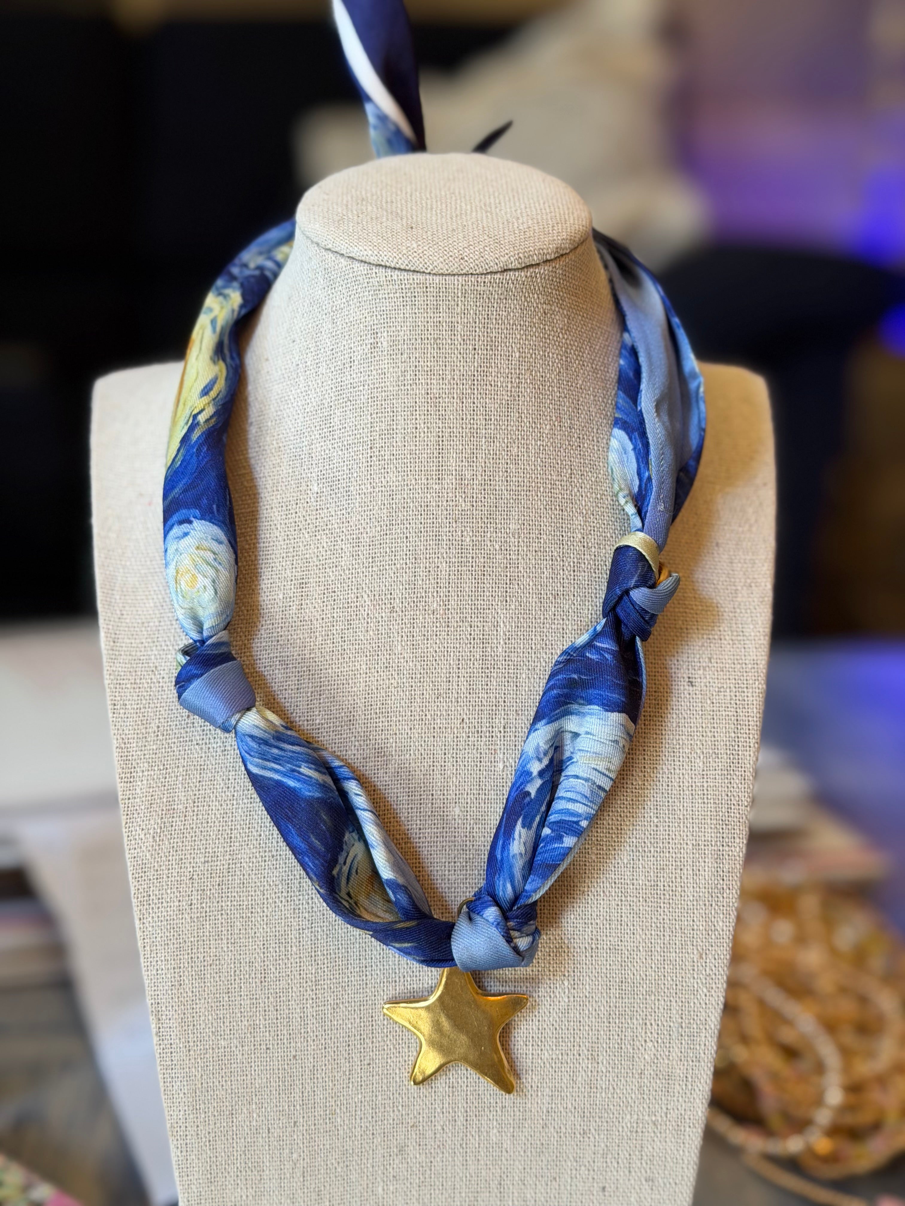 Scarf Star Necklace