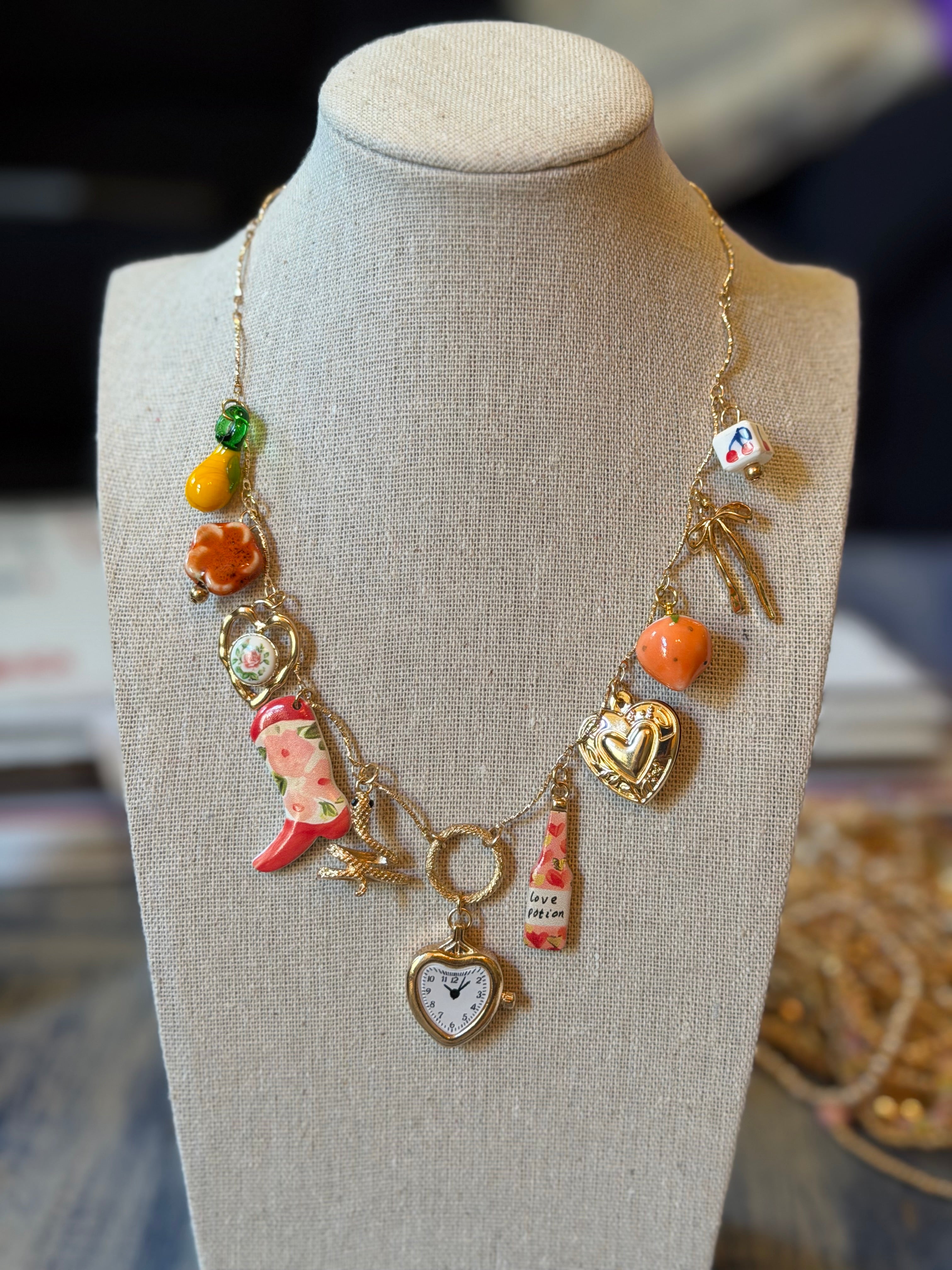 Fruit & Summer Charm Necklace
